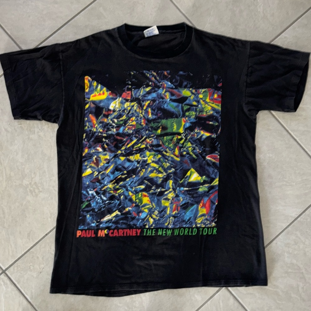 Vintage Paul McCartney 1993 The New World Tour Tshirt